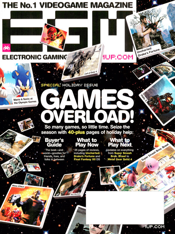 Electronic Gaming Monthly Issue 223 (Holiday 2007) cover